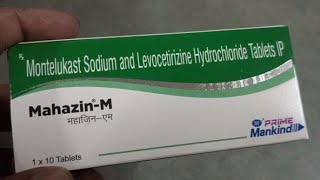 Montelukast sodium and levocetirizine hydrochloride tablets ip uses in hindi me  Mahazin  M uses [upl. by Ahsaf]