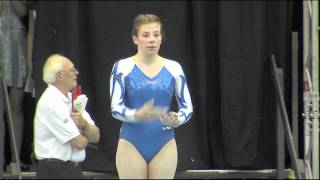 SILVER Deborah Gathercole  2012 British Tumbling Championships [upl. by Leeland]