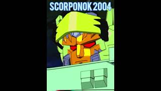 Scorponok evolution 19872020 [upl. by Eniamahs]