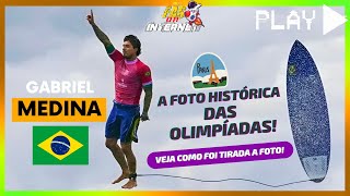 A FOTO HISTÓRICA DE GABRIEL MEDINA NAS OLIMPÍADAS DE PARIS 2024 [upl. by Ayhdiv]