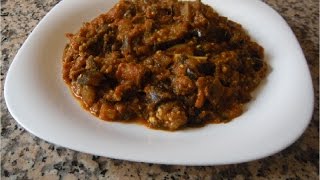 طريقة تحضير الزعلوك المغربي سلطة الباذنجانAubergine salade [upl. by Morville]