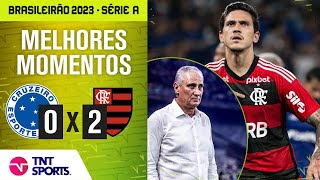 FLAMENGO VENCE NA ESTREIA DO TITE CRUZEIRO 0 X 2 FLAMENGO  BRASILEIRÃO 2023 [upl. by Tsepmet]