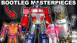 BOOTLEG TRANSFORMERS  G1 Masterpiece KnockOffs [upl. by Derrej]