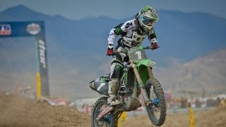 Blake Baggett Passes Ken Roczen on the Last Lap  Utah Deconstruction [upl. by Rik186]