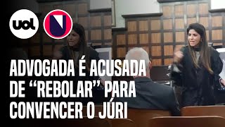 Vídeo mostra advogada criminalista sendo acusada de rebolar para convencer o júri por um promotor [upl. by Spitzer874]