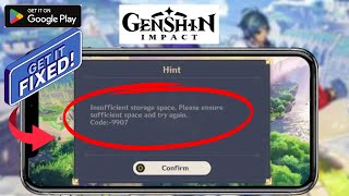 How To Fix Genshin Impact Insufficient Storage Space Problem on Android [upl. by Nerrak825]