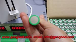 Original Samsung 25R M 2500mAh 20A power battery testing from Geegood [upl. by Celestia]