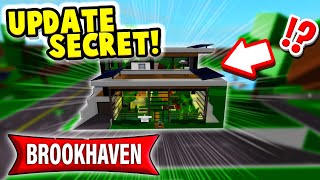 OLD UPDATE SECRET in the NEW Brookhaven 🏡RP HOUSE  Brookhaven Update [upl. by Htesil]