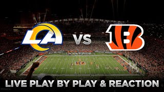 Rams vs Bengals Live Play by Play amp Reaction [upl. by Dazhehs]