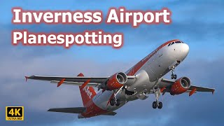 INVERNESS AIRPORT  Planespotting  4K [upl. by Anehsak]