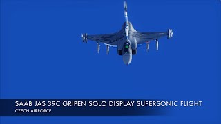 SAAB JAS 39C GRIPEN AIRSHOW XPLANE 12 [upl. by Coshow21]