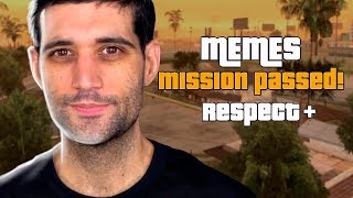 MISSÃO CUMPRIDA melhores memes com GTA San Andreas consegui rir [upl. by Suiramaj388]