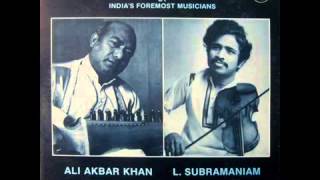 Ustad Ali Akbar Khan Dr L Subramaniam Raag Jog Part 1 [upl. by Ahsim]