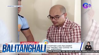 ExDBM Usec Lloyd Christopher Lao na dawit sa maanomalya umanong pagbili ng  Balitanghali [upl. by Coopersmith]