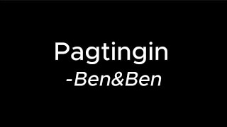 Pagtingin  BenampBen  Black and White Lyrics Video [upl. by Gurtner]