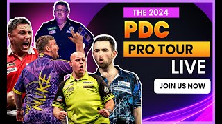 2024 PDC Pro Tour Live  Players Championship 13 The Race of the Matchplay [upl. by Emoraj]