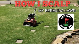 Scalping Tifway 419 Bermuda How I Do It [upl. by Eberly148]