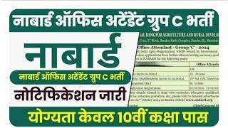 NABARD Office Attendant Notification 2024  NABARD Office Attendent Syllabus Exam Pattern amp Details [upl. by Anirrehs]