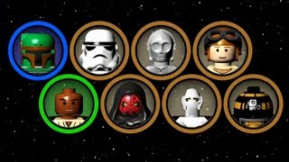 LEGO Star Wars The Complete Saga  Blue Minikit Guide 11  Chapters 13 Episode VI [upl. by Ppilihp]