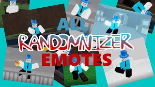 All Emotes in ROBLOX Randomizer 12282020 [upl. by Cohligan600]