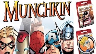 Munchkin Marvel — GAMA Trade Show 2016 [upl. by Ial]