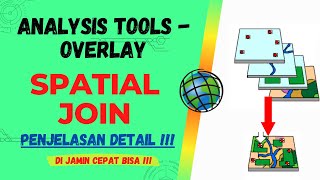 ArcGIS  Analysis Tools  Overlay  Spatial Join  Penjelasan Detail [upl. by Dranel]