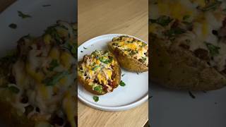 What are loaded baked potatoes loadedbakedpotato potatoesrecipe bacon cheesy potatoes [upl. by Hsara]