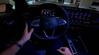 2025 Volkswagen PASSAT 20 TDI 150 HP Night POV Test drive Amazing interior atmosphere [upl. by Rehpotsrik]