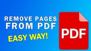 How to Delete Pages From PDF File [upl. by Amalia]