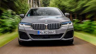 2020 BMW 545e xDrive G30 LCI  driving scenes [upl. by Odlanyer57]