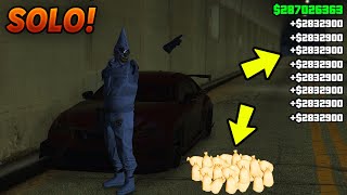 ROCK STAR CAN NEVER PATCH THIS NEW GTA 5 ONLINE SOLO MONEY GLITCH  SOLO GTA 5 ONLINE MONEY GLITCH [upl. by Ecirted]