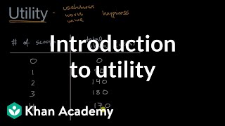 Introduction to utility  APⓇ Microeconomics  Khan Academy [upl. by Buchbinder205]