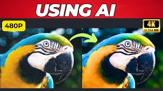 How to Convert Low Quality Videos to 4K Resolution Using AI 2024 Updated [upl. by Caras]