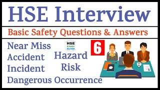 6 Most Basic HSE Interview Questions amp Answers  Safety Officer Interview Questions for Fresher [upl. by Tilda]