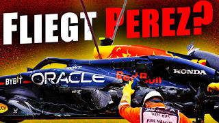 Kostet dieser Crash Sergio Perez das F1Cockpit Red Bull sichtet Ersatzfahrer [upl. by Rodrique]