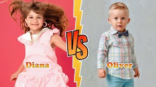 Diana VS Oliver Transformation 👑 New Stars From Baby To 2024 [upl. by Auoh]