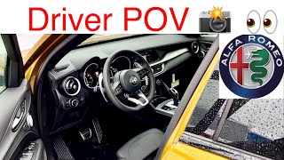 Driving The Alfa Romeo Stelvio Owner Perspective  Vehicle Start Up [upl. by Lucia]