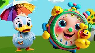 hickory dickory dock kids song  Rhymes for toddlers  446  Coco Finger Rhymes [upl. by Milburt]