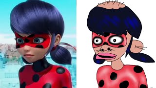 😅 Lady bug marinette cartoon drawing meme funnycartoon ladybugmiraculous funnyvideo [upl. by Adnilre]