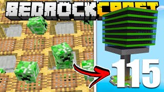 A Melhor Farm de Creeper e Pólvora  Bedrock Craft 115 [upl. by Nauhs403]