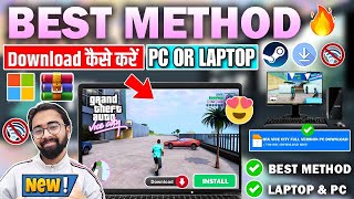 😍Finally Download amp Play GTA VICE CITY In Pc 2024  Gta Vice City Pc Install  100  Working Trick [upl. by Parnell]