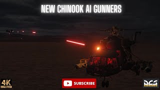 New AI Gunners Are Awesome  DCS CH47F Chinook Update [upl. by Akcire]