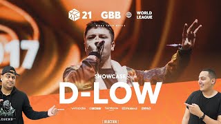 Dlow  GBB 2021 WORLD LEAGUE  JUDGE SHOWCASE  REACTION [upl. by Esenwahs]