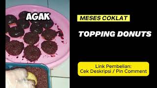 🛒Keranjang Meses coklat topping donuts murah 1kg [upl. by Erlewine]