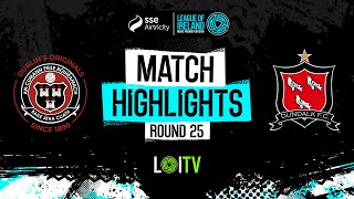 SSE Airtricity Mens Premier Division Round 25  Bohemians 11 Dundalk  Highlights [upl. by Nyleimaj]