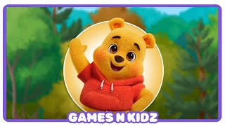 Me amp Winnie the Pooh Disney Junior Puzzle Video For Kids  Disney Now [upl. by Tolmach]