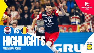 Team effort at its finest  Croatia vs Romania  Highlights  Mens EHF EURO 2024 [upl. by Tenahs]