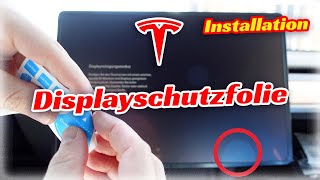 Displayschutzfolie für Model Y amp 3  Installationsanleitung [upl. by Eniffit649]