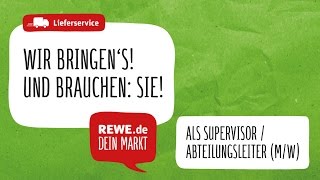 Arbeiten bei REWE Abteilungsleiter in der Warenkommissionierung [upl. by Ahsemak]