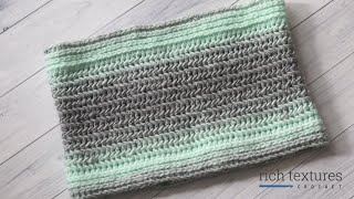 Glacier Cowl Crochet Pattern [upl. by Atalante]